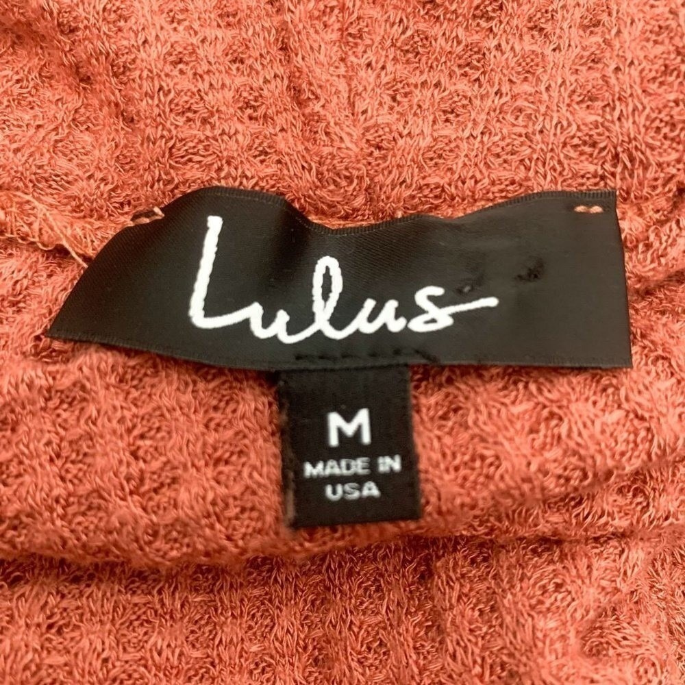 Lulus Never Say Goodbye Terra Cotta Backless Swing Dress Size M - Picture 10 of 11